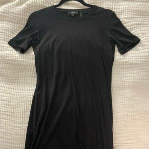 THEORY black t shirt dress